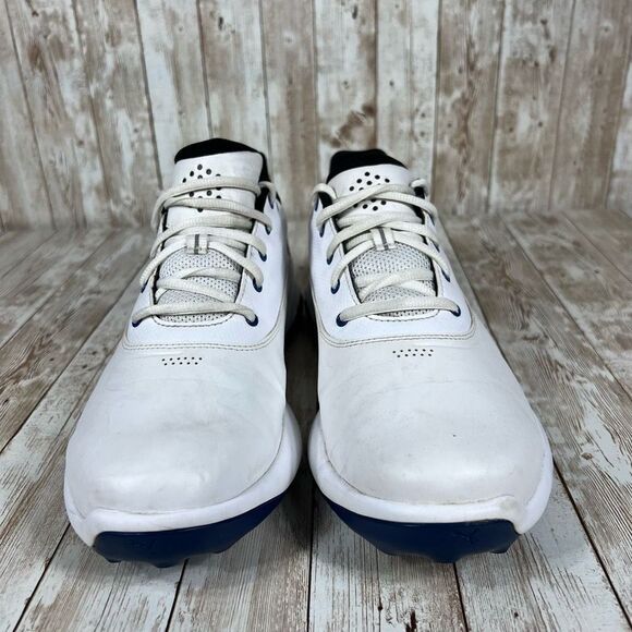 Puma fusion grip white leather golf Mens 12 - Picture 4 of 8